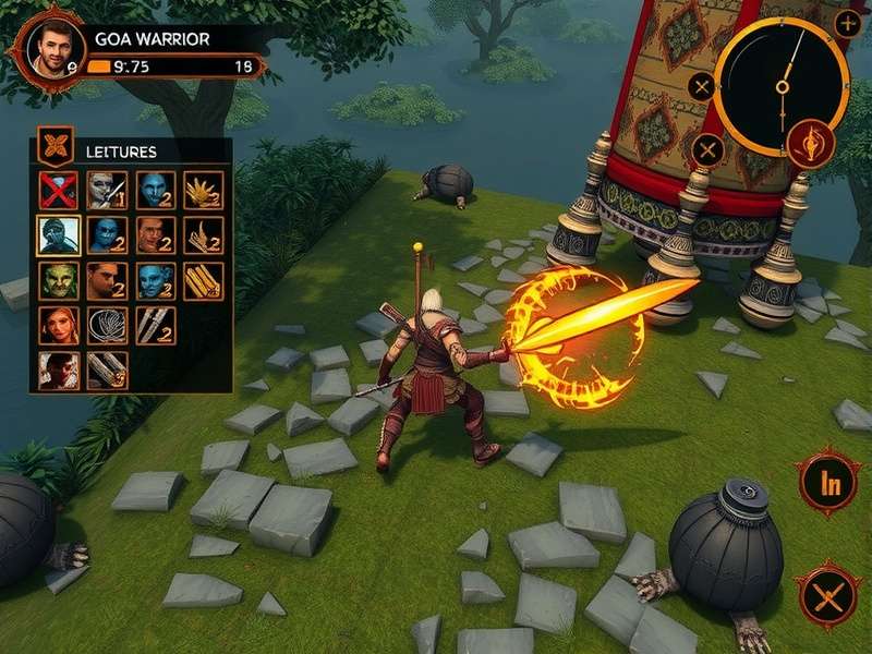 Goa Warrior Legacy character customization screen